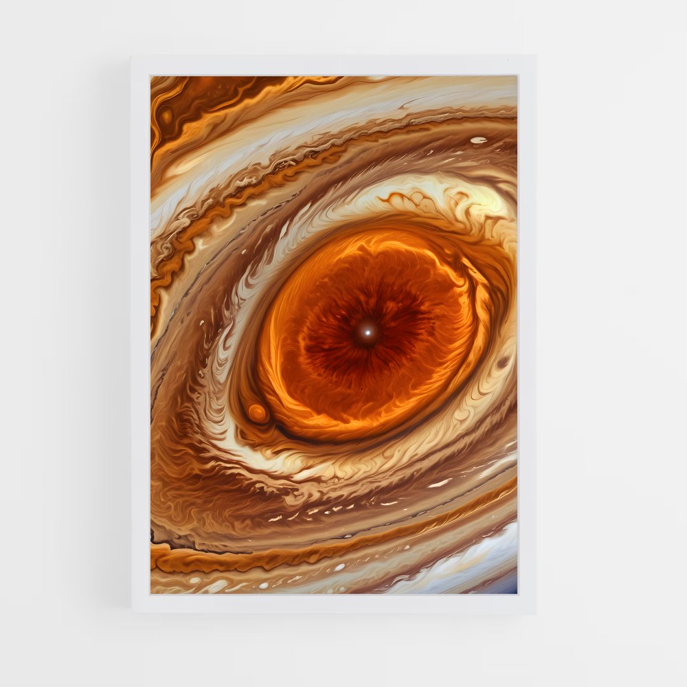 Poster L'Œil de Jupiter – affiche Système solaire (vue 3)